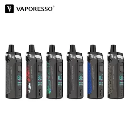 Vaporesso TARGET PM80 Pod Mod Kit - Size#Black>Blue>Brown>Green>Red>Silver>Silver Blue>Silver Carbon Fiber>Silver Net>Silver Purple