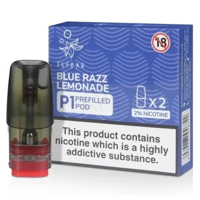 Blue Razz Lemonade Elf Bar Mate P1 Prefilled Pod