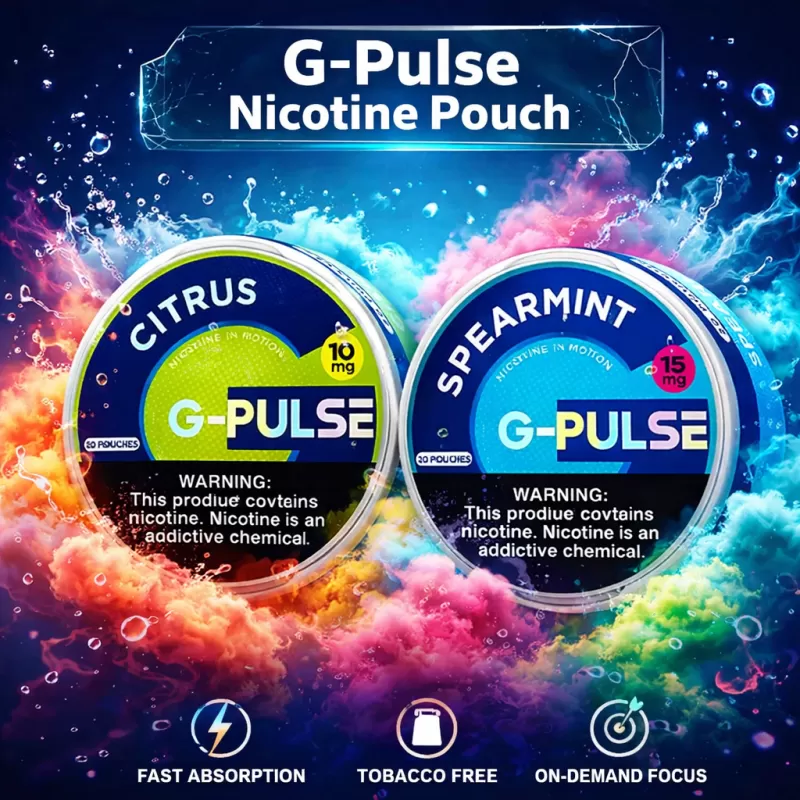 G-Pulse Nicotine Pouch - Spearmint / 6mg