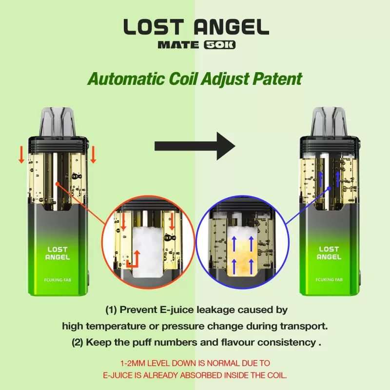 Lost Angel MATE 50K Disposable Device POD – 50000 Puffs - Blueberry Watermelon - Image 2