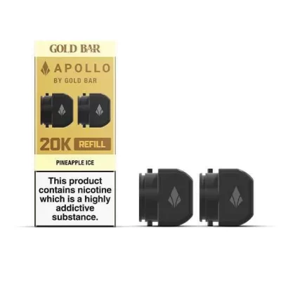 Gold Bar Apollo 20K Prefilled Pods - Spearmint