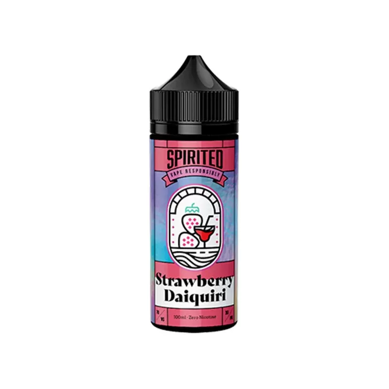 Fantasi Spirited Strawberry Daiquiri 100ml Shortfill E Liquid - Strength#0mg (0F0498)