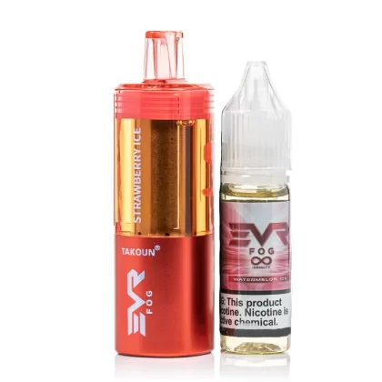 EVR Fog 100k Refillable Disposable Pod - Blue Razz, Cherry Bomb; Monster Vape Labs