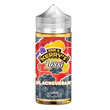 LASSI BLACKCURRANT E LIQUID BY KEN & KERRYS 100ML 60VG