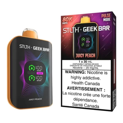 STLTH X Geek Bar Disposable Vape Device - Juicy Peach - 20mg/ml