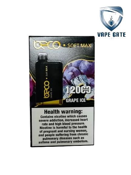 BECO SOFT MAX DISPOSABLE VAPE (12000 PUFFS) - 50 mg / Premium Menthol - Image 2