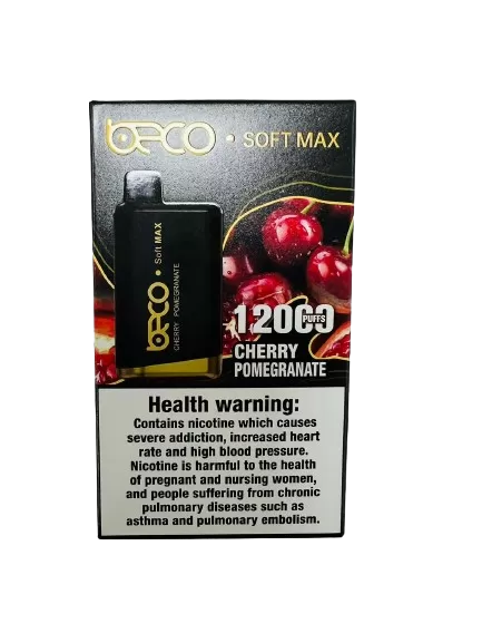 BECO SOFT MAX DISPOSABLE VAPE (12000 PUFFS) - 50 mg / Premium Menthol - Image 3