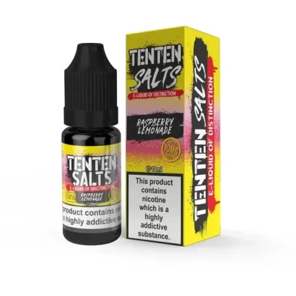 RASPBERRY LEMONADE NICOTINE SALT E-LIQUID BY TENTEN