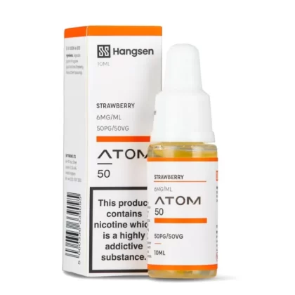 Strawberry E-Liquid Atom 50 Series by Hangsen (10ml) - 6mg
