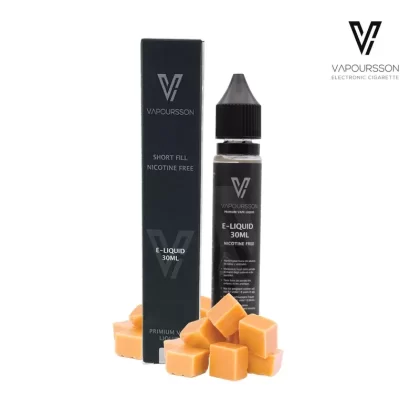 Vapoursson e-Liquid – Butterscotch 0mg 30ml Shortfil | Cigee
