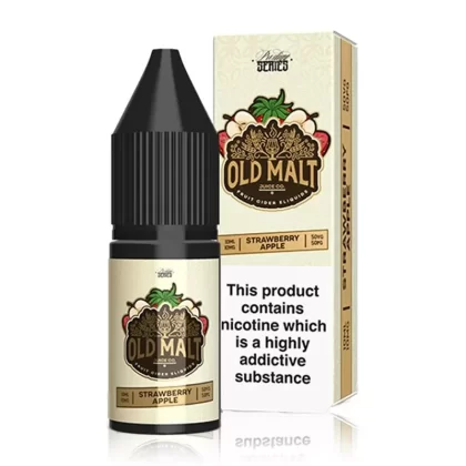 Strawberry Apple 10ml Nic Salt By Old Malt - Nicotine Strength#20mg (Salt)>10mg (Salt) (A48ACF)