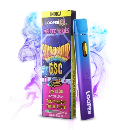 Looper Vape Melted Series 3G Disposable: Starfighter x GSC - Vape Store