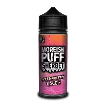 STRAWBERRY LACES E LIQUID BY MOREISH PUFF – SHERBET 100ML 70VG