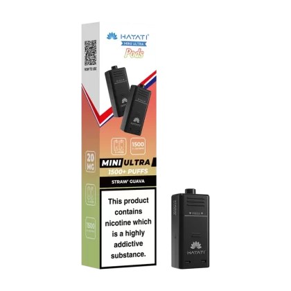 Straw' Guava Hayati Mini Ultra Refill Pack - 20mg - Vape Product