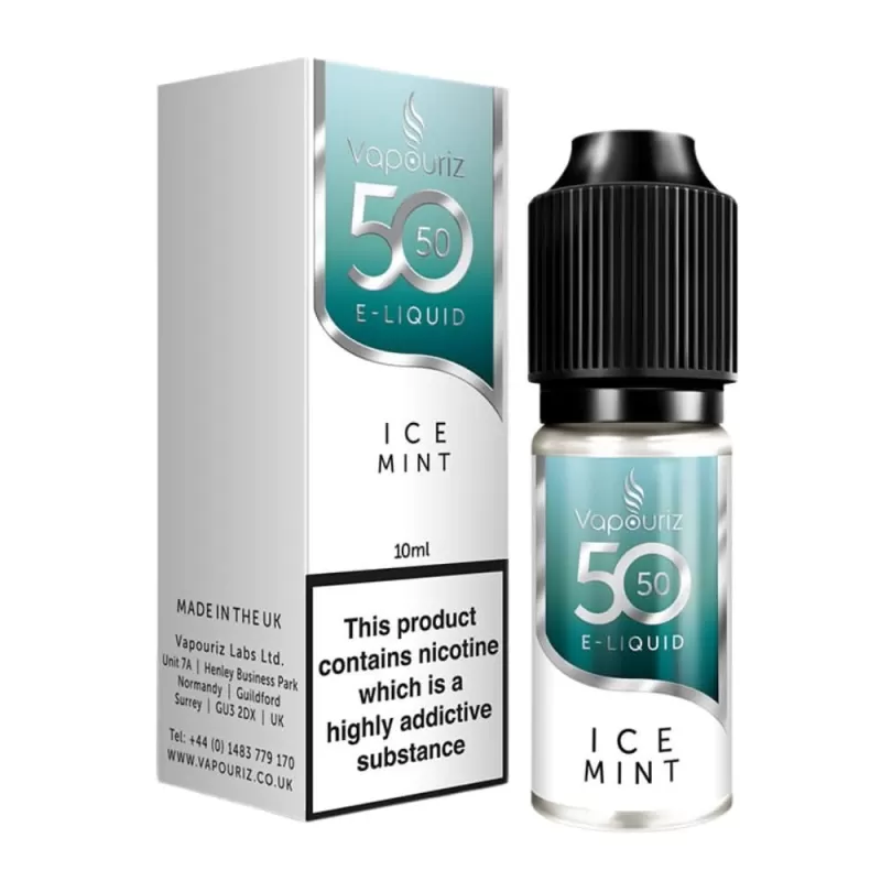 Ice Mint E-Liquid 50/50 Series by Vapouriz (10ml)