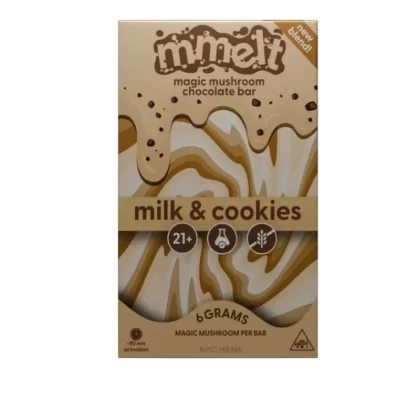 Mmelt Magic Mushroom Milk n Cookies Chocolate Bar – 6g