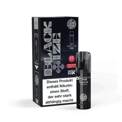 187 Pod – Black Ize 1er Pack - 187 Pod - by 187 Strassebande / Aromastoffe / Glycerin / Nikotinsalz / Cooling Agent / Propylenglykol