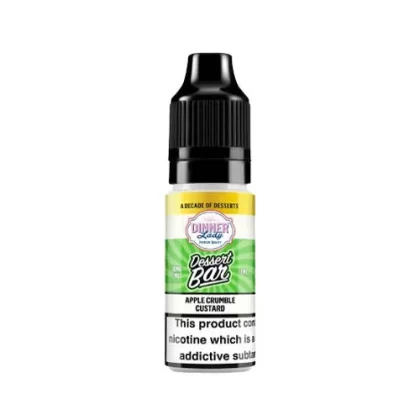 Dinner Lady Dessert Bar Apple Crumble Custard Nic Salt - 10mg