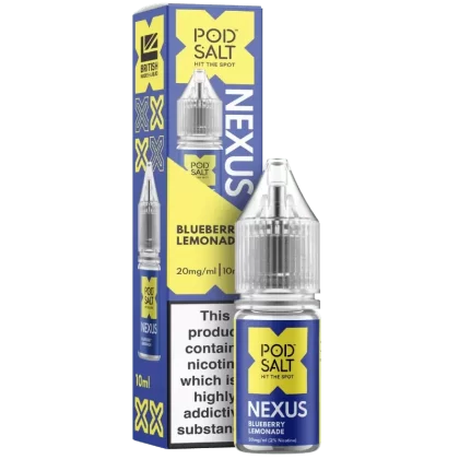 POD SALT NEXUS BLUEBERRY LEMONADE 10ML NIC SALT E-LIQUID - Strength#5MG>10MG>20MG