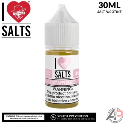 I Love Salts Juicy Apples Iced Salt Nicotine 30mL - Salt Nicotine 25mg - 30mL, Salt Nicotine 50mg - 30mL