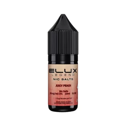 Juicy Peach Nic Salt By Elux Legend - 20mg
