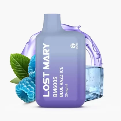LOST MARY BM600s | Blue Razz Ice ?| Mini Einweg Vape