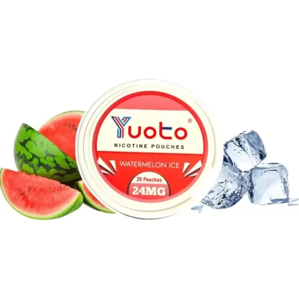 YUOTO SNUS Pouches 24mg – Saveur Pastèque Glacée
