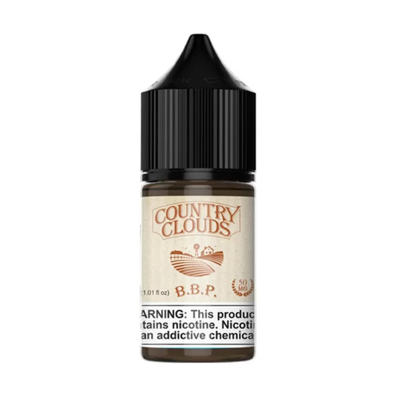 Country Clouds SALT - Banana Bread Pudding - 30ML E-Liquid - 25MG