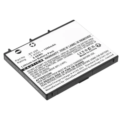 Batteries N Accessories BNA-WB-L19006 Printer Battery – Li-ion, 7.4V, 1200mAh, Ultra High Capacity – Replacement for Brother BT-200 Battery