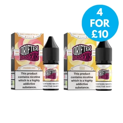 5mg (0.5%) Drifter Desserts Nic Salts 10ml - Vape Co