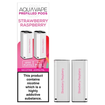 Strawberry Raspberry Aquavape 2in1 Pods - 20mg - Vape Product (784A69)