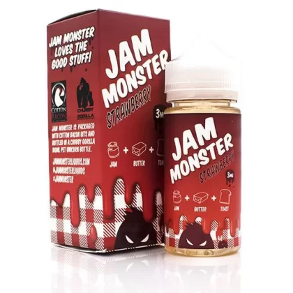 Jam Monster 100ml – Strawberry (3mg)