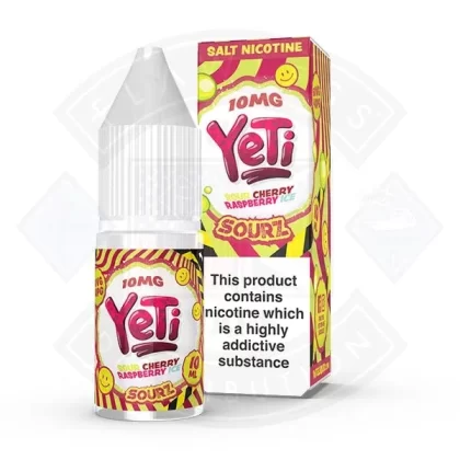 Yeti Sourz Cherry Raspberry Ice 10ml E-Liquid - Vape Product
