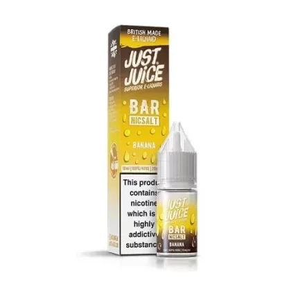 Just Juice Bar Nic Salt - Flavour#Banana / 10mg>Banana / 20mg>Blackcurrant Lemonade / 10mg>Blackcurrant Lemonade /20mg>Cherry / 10mg>Cherry / 20mg>Cola / 10mg>Cola / 20mg>Dragonfruit Raspber