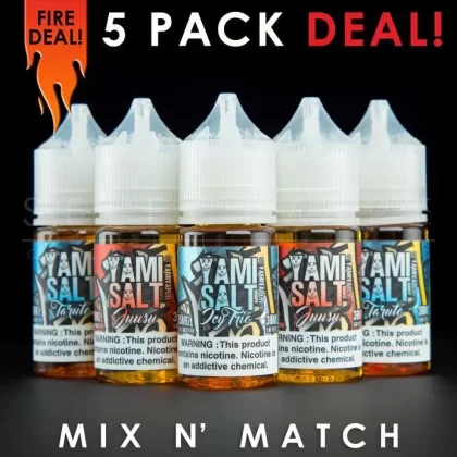Yami Nic Salt – Mix and Match (5 Pack) 150ml