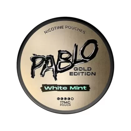White Mint Gold Edition Nicotine Pouches by Pablo - Ejuicewarehouse