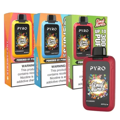 Pyro Duo x Cloud Nurdz 30K Disposable - Cherry + Apple, Grape + Apple