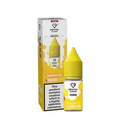 Banana Ice Nic Salt by Crystal Clear Bar Salts