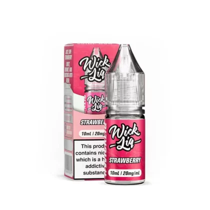 Wick Liq Bar Juice Strawberry 10ml Nic Salts E-Liquid - Vapestore Co