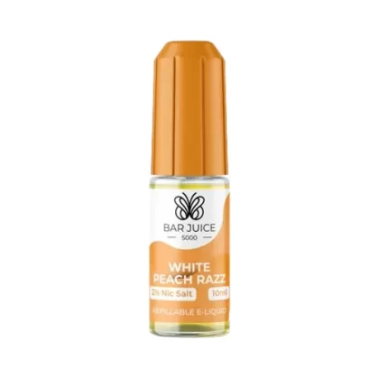 Bar Juice 5000 White Peach Razz Nic Salt - Misteliquid Co