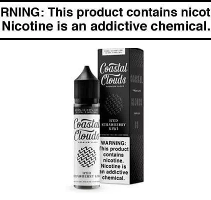 ICED STRAWBERRY KIWI BY COASTAL CLOUDS TFN 60ML - Vapejuice