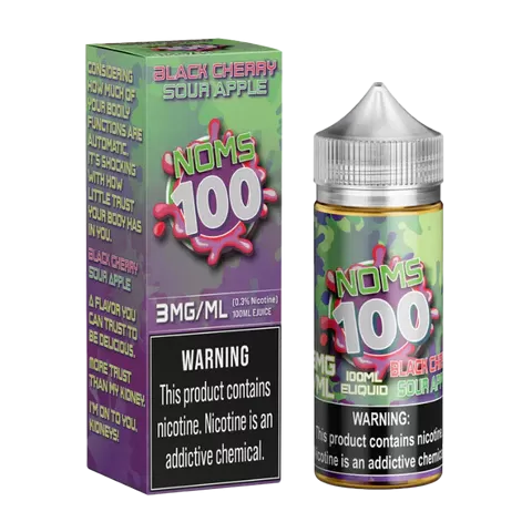 NOMS 100 - Black Cherry Sour Apple - 100ML E-Liquid