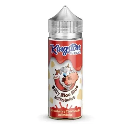 Kingston Silly Moo Moo Milkshakes Strawberry Cheesecake 100ml Shortfill