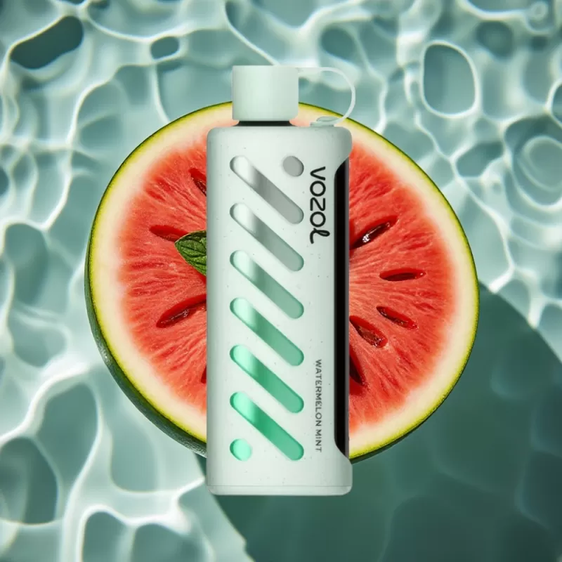 VOZOL Gear Shisha 25000 Puffs Disposable Vape – Watermelon Mint, 5mg/ml, 1000mAh, Dual Mesh Modes, S.i.L.C Tech - Bangvapeaustralia