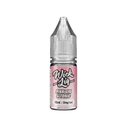 Wick Liq Bar Salt Pink Gin & Tonic Nic Salt E-Liquid - Nicotine Strength#20mg>10mg>5mg (88B300)