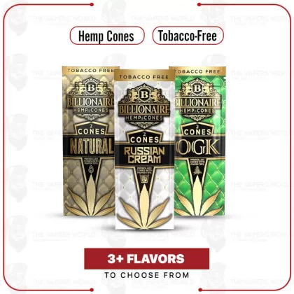 Billionaire Hemp Cones – 36/10’s - Thevapersworld