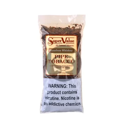 Super Value Pipe Tobacco Bourbon Whiskey 12 oz. Bag