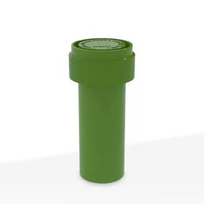 Child Resistant | Opaque Green Reversible Cap Vials | 8 Dram – 1 Gram – 410 Count