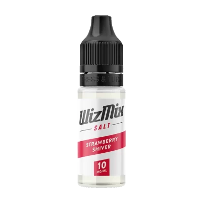 Wizmix Salt Strawberry Shiver - 10ml - 10mg - Vape Product (6EA49D)