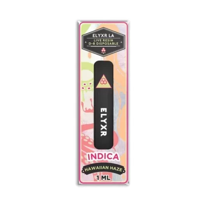 Elyxr Live Resin Delta 8 Disposable 1 Gram (1000mg) - Strain#Indica (A5B122)